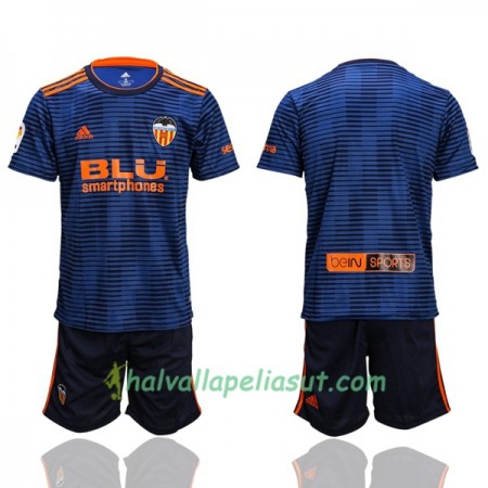 Jalkapallo Pelipaidat Valencia Lasten Vieraspaita 2018-2019 Lyhythihainen